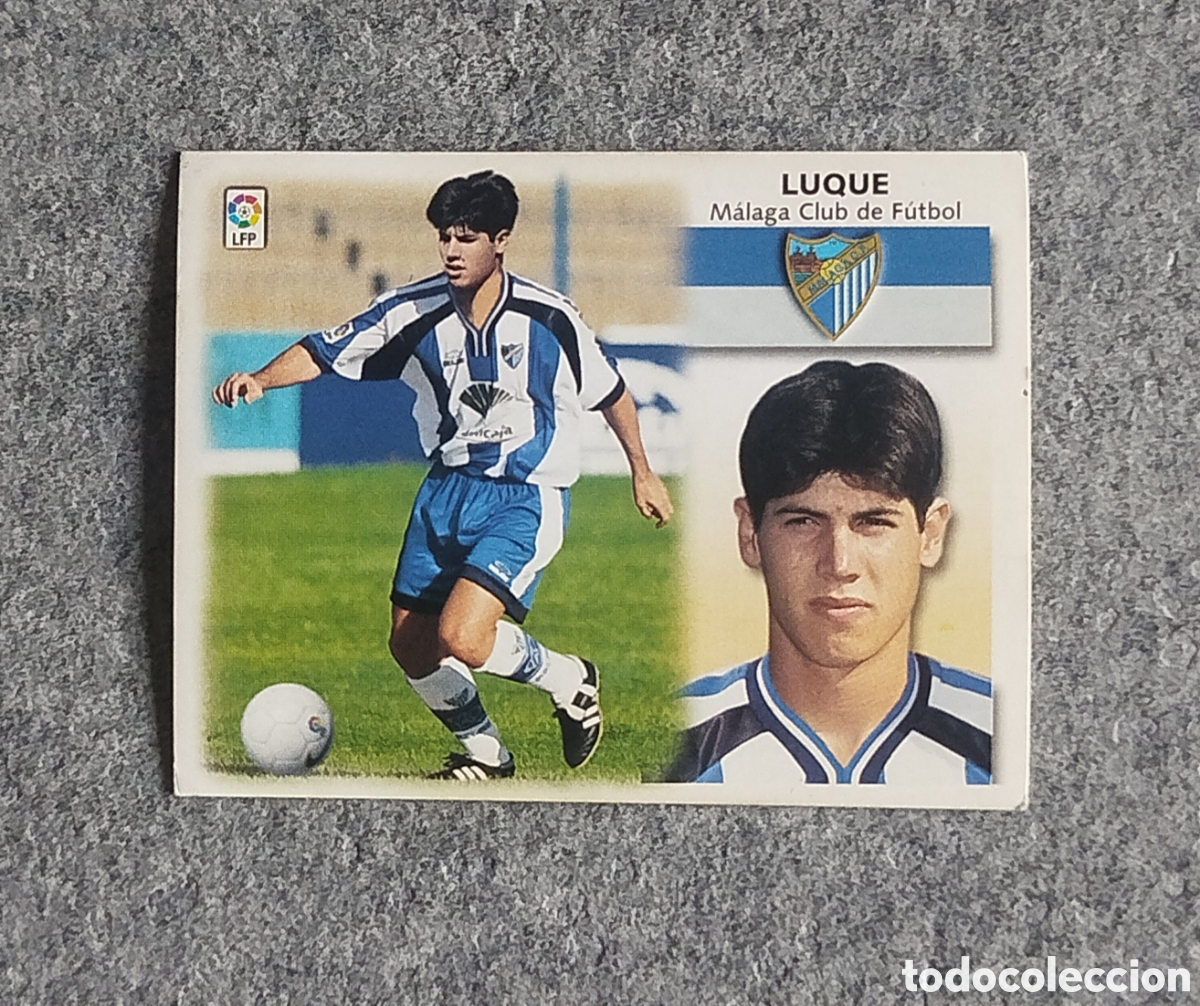 Figurine di Calcio: LUQUE FICHAJE 5 BIS 1999 2000 MALAGA EDICIONES ESTE SIN PEGAR NUNCA PEGADO CROMO FICHAJES