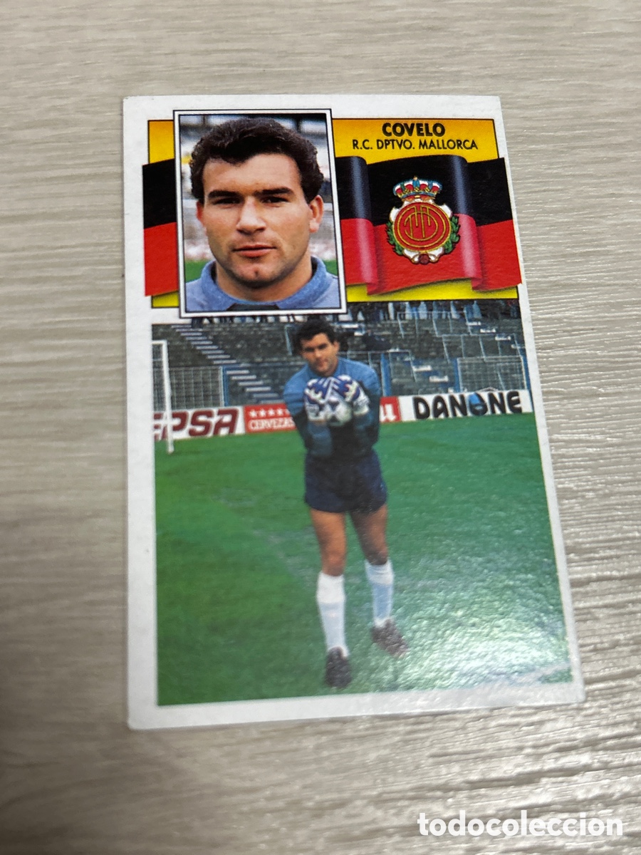 Cromos de f&uacute;tbol: COVELO R. C. D. MALLORCA LIGA ESTE 1990 1991 90 91 NUNCA PEGADO SIN PEGAR