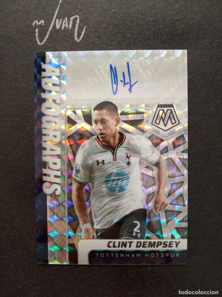 Fu&szlig;ball-Sticker: AUTOGRAFO CLINT DEMPSEY TOTTENHAM HOTSPUR UNITED STATES ⚽ PANINI &reg; MOSAIC PREMIER 2021 2022 21 22