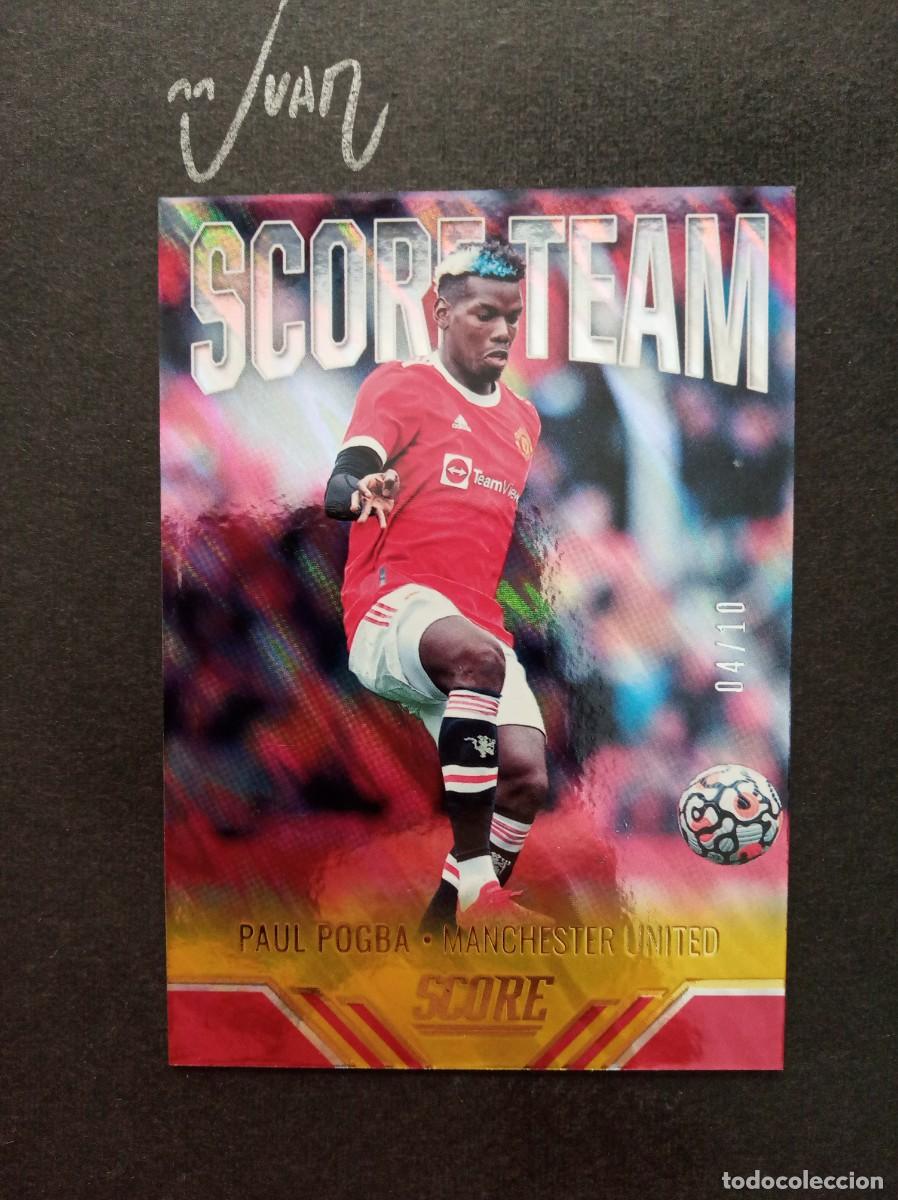 Figurine di Calcio: NUMERADA #/10 PAUL POGBA MANCHESTER UNITED FRANCIA ⚽ PANINI &reg; SCORE FIFA 2021 2022 21 22 NUEVO
