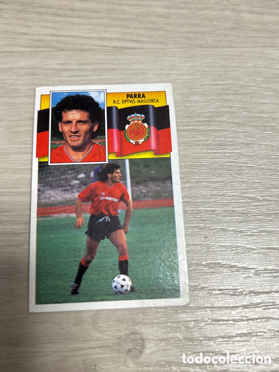 Football Stickers: PARRA R. C. D. MALLORCA LIGA ESTE 1990 1991 90 91 NUNCA PEGADO SIN PEGAR