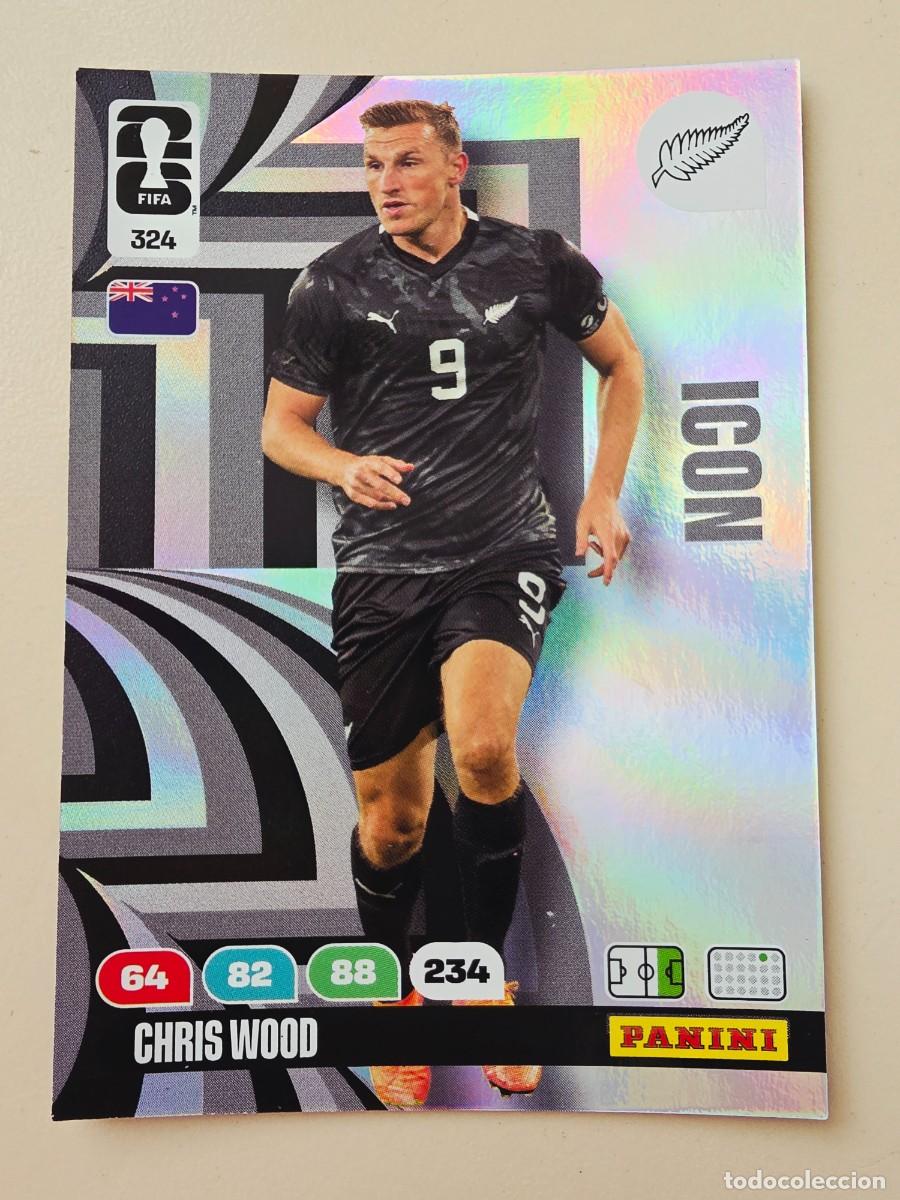 Figurine di Calcio: 324 Chris Wood, Icon, Nueva Zelanda, Adrenalyn XL Fifa World Cup 2026 Mundial 26
