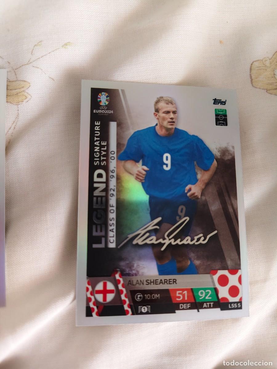 Fu&szlig;ball-Sticker: LSS 5 LSS5 EURO 2024 TOPPS ALAN SHEARER INGLATERRA MATCH ATTAX 24 EUROCOPA LEGEND SIGNATURE STYLE