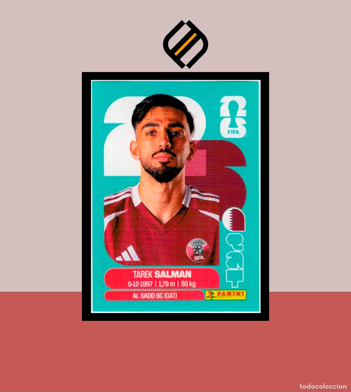 Cromos de F&uacute;tbol: PANINI FIFA CLUB WORLD CUP 2026 26 QAT 8 TAREK SALMAN QATAR STICKER MUNDIAL MEX CAN USA LIGA