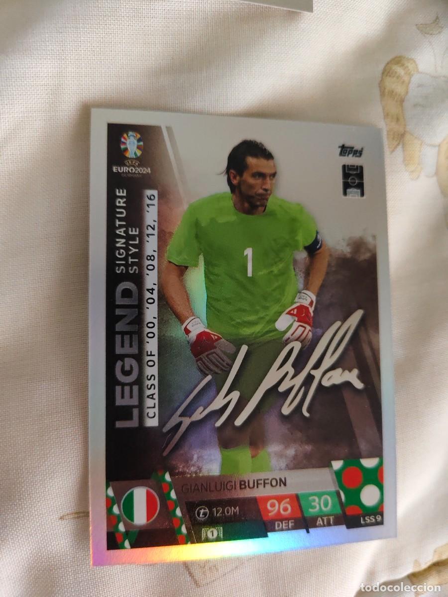 Cromos de F&uacute;tbol: LSS 9 LSS9 EURO 2024 TOPPS GIANLUIGI BUFFON ITALIA MATCH ATTAX 24 EUROCOPA LEGEND SIGNATURE STYLE