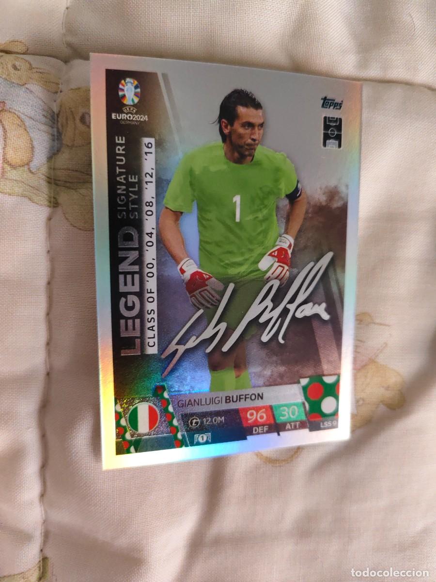 Cromos de F&uacute;tbol: LSS 9 LSS9 EURO 2024 TOPPS GIANLUIGI BUFFON ITALIA MATCH ATTAX 24 EUROCOPA LEGEND SIGNATURE STYLE