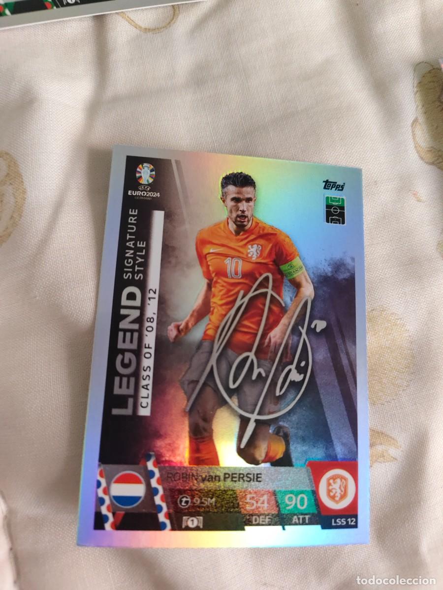 Cromos de F&uacute;tbol: LSS 12 LSS12 EURO 2024 TOPPS ROBIN VAN PERSIE PA&Iacute;SES BAJOS HOLANDA MATCH ATTAX 24 EUROCOPA LEGEND S