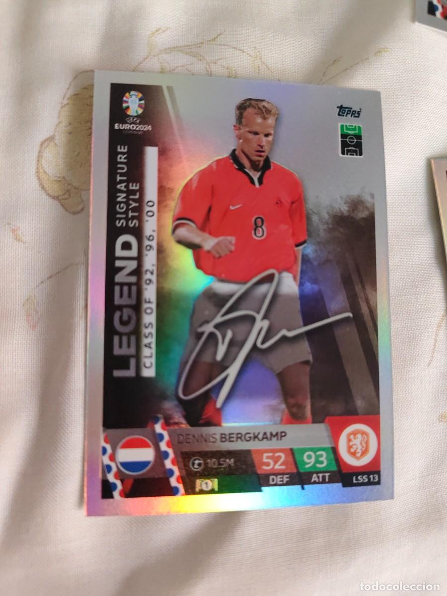 Cromos de F&uacute;tbol: LSS 13 LSS13 EURO 2024 TOPPS DENNIS BERGKAMP PA&Iacute;SES BAJOS HOLANDA MATCH ATTAX 24 EUROCOPA LEGEND SI