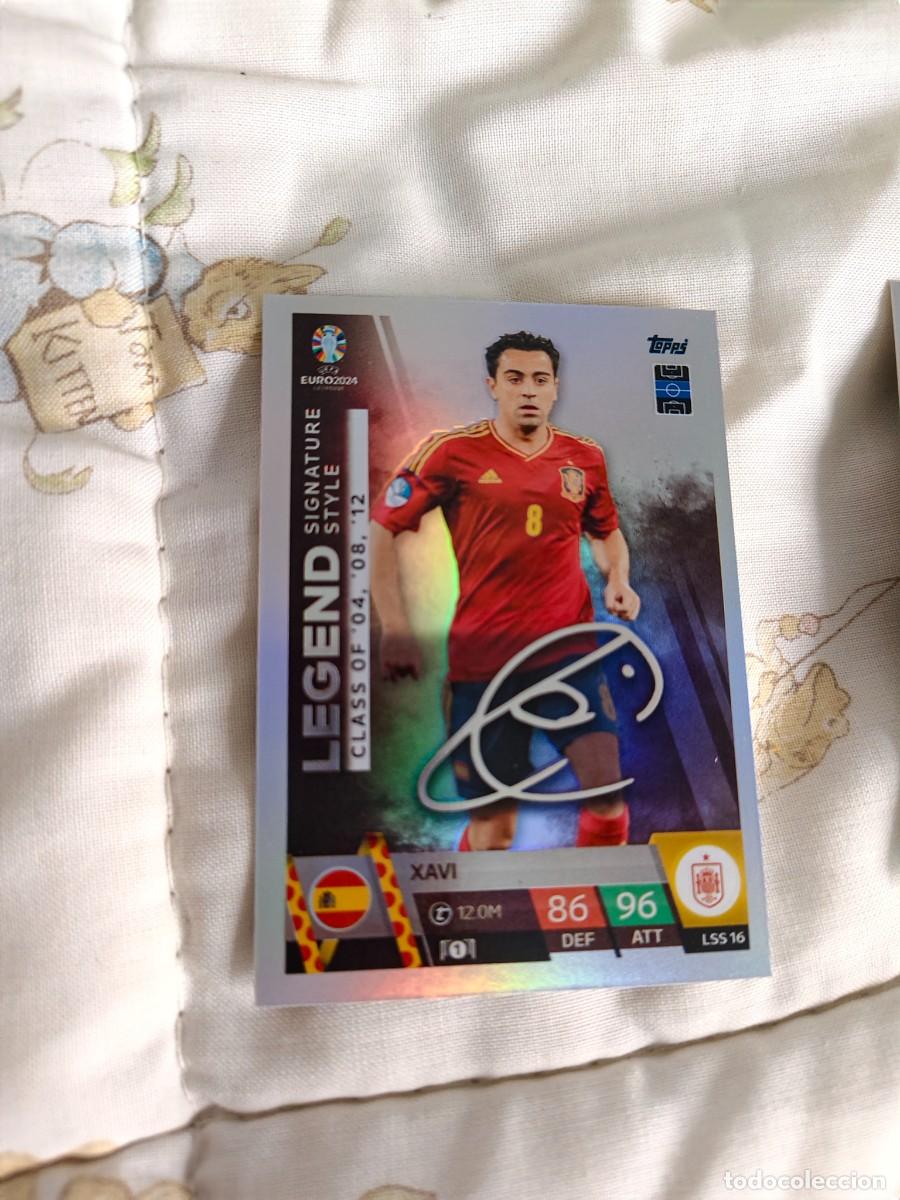 Cromos de F&uacute;tbol: LSS 16 LSS16 EURO 2024 TOPPS XAVI ESPA&Ntilde;A MATCH ATTAX 24 EUROCOPA LEGEND SIGNATURE STYLE