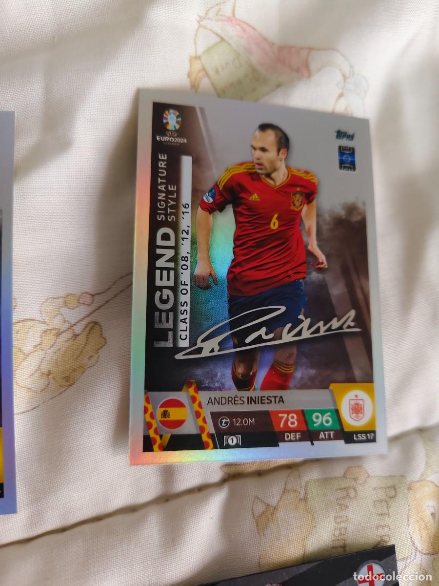 Cromos de F&uacute;tbol: LSS 17 LSS17 EURO 2024 TOPPS ANDR&Eacute;S INIESTA ESPA&Ntilde;A MATCH ATTAX 24 EUROCOPA LEGEND SIGNATURE STYLE