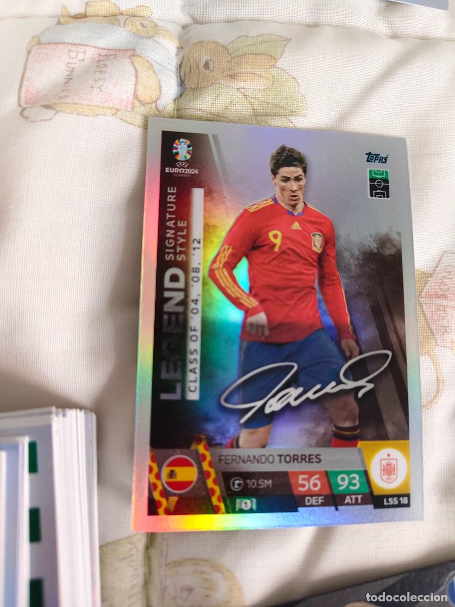 Cromos de F&uacute;tbol: LSS 18 LSS18 EURO 2024 TOPPS FERNANDO TORRES ESPA&Ntilde;A MATCH ATTAX 24 EUROCOPA LEGEND SIGNATURE STYLE