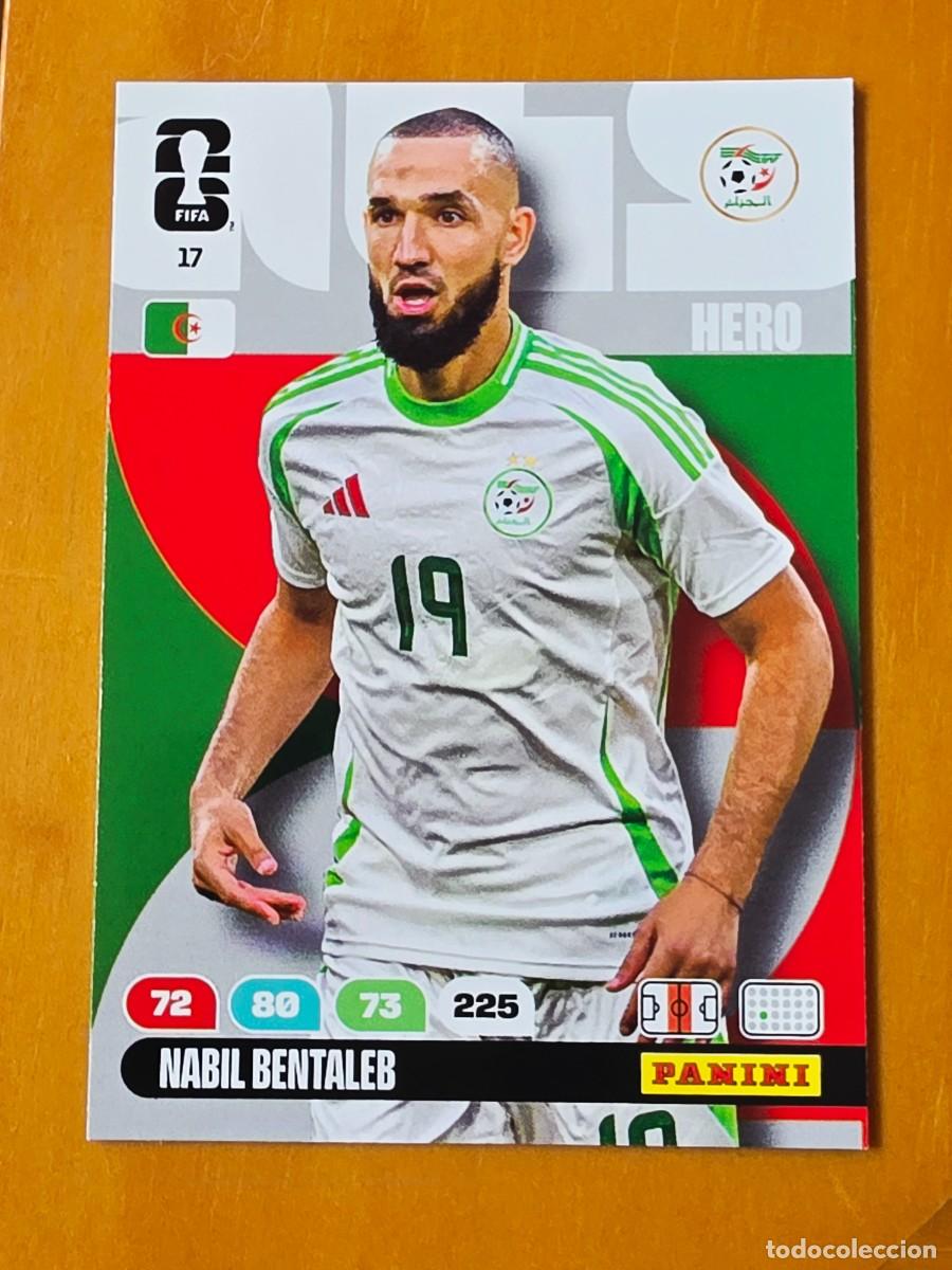 Fu&szlig;ball-Sticker: 17 Nabil Bentaleb, Hero, Argelia, Adrenalyn XL Fifa World Cup 2026 Mundial 26