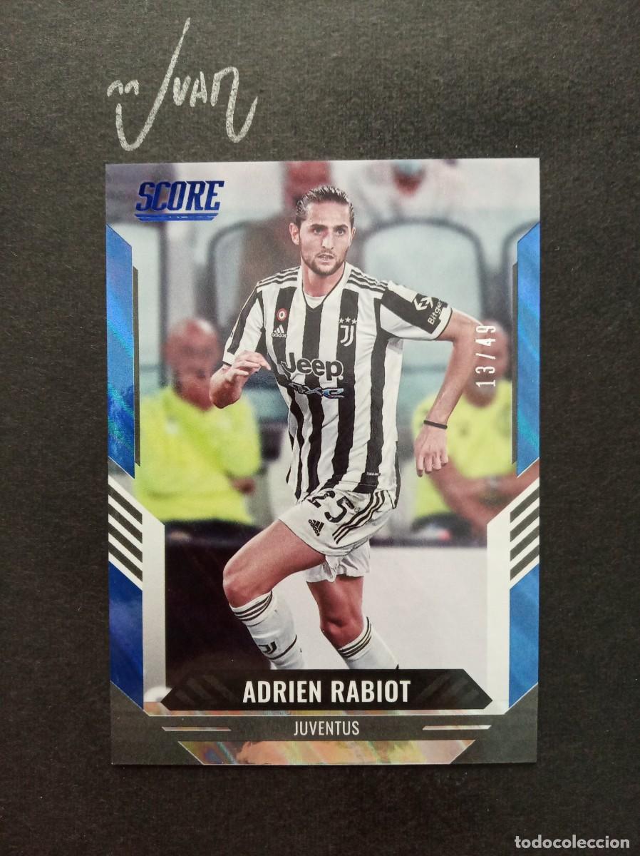 Cromos de F&uacute;tbol: NUMERADA #/49 RABIOT JUVENTUS FRANCIA MUNDIAL 2026 ⚽ PANINI &reg; SCORE FIFA 2021 2022 21 22 NUEVO