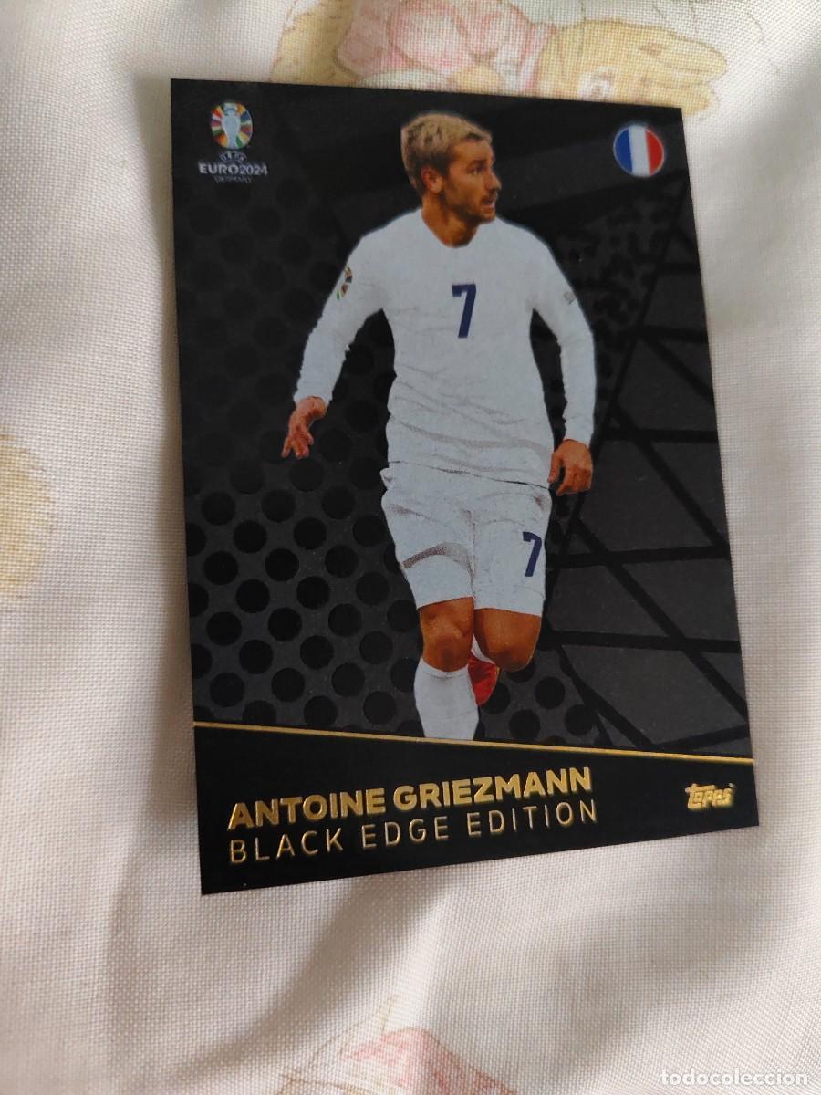 Cromos de F&uacute;tbol: BE 4 BE4 EURO 2024 TOPPS ANTOINE GRIEZMANN FRANCIA MATCH ATTAX 24 EUROCOPA BLACK EDGE