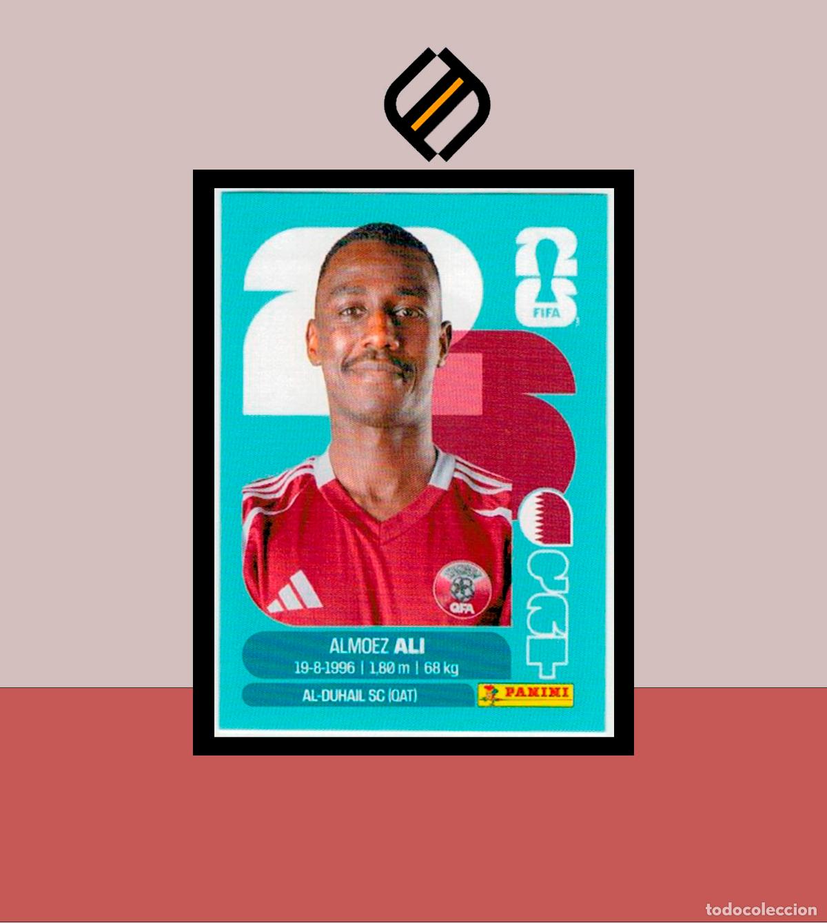 Cromos de F&uacute;tbol: PANINI FIFA CLUB WORLD CUP 2026 26 QAT 20 ALMOEZ ALI QATAR STICKER MUNDIAL MEX CAN USA LIGA