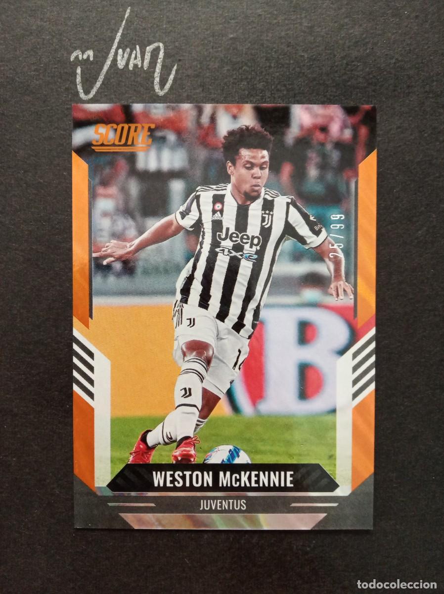 Cromos de F&uacute;tbol: NUMERADA #/99 McKENNIE JUVENTUS UNITED STATES MUNDIAL 2026 ⚽ PANINI &reg; SCORE FIFA 2021 2022 21 22