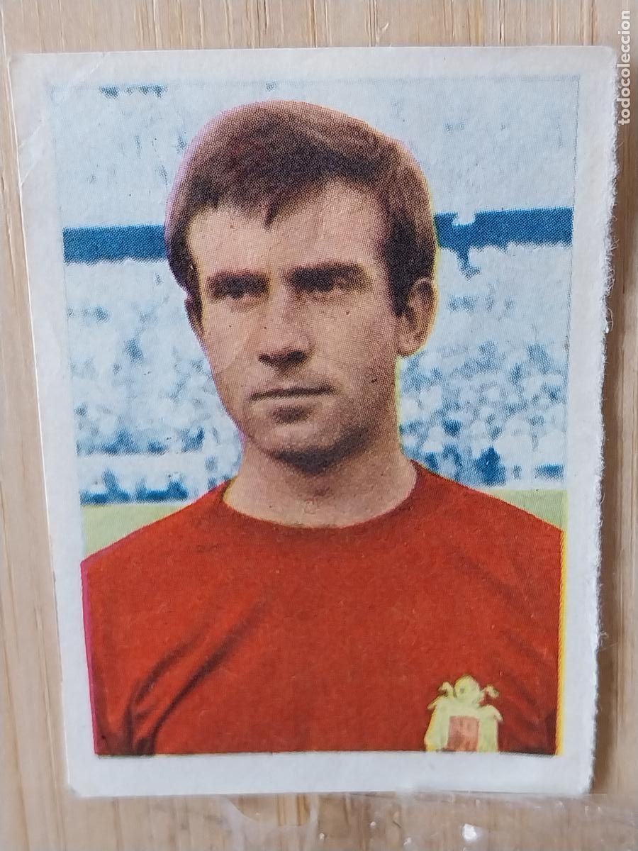 Cromos de F&uacute;tbol: LAPETRA SELECCION ESPA&Ntilde;OLA LIGA 1967 EDITORIAL RUIZ ROMERO CROMO N&ordm; 83 RECUPERADO
