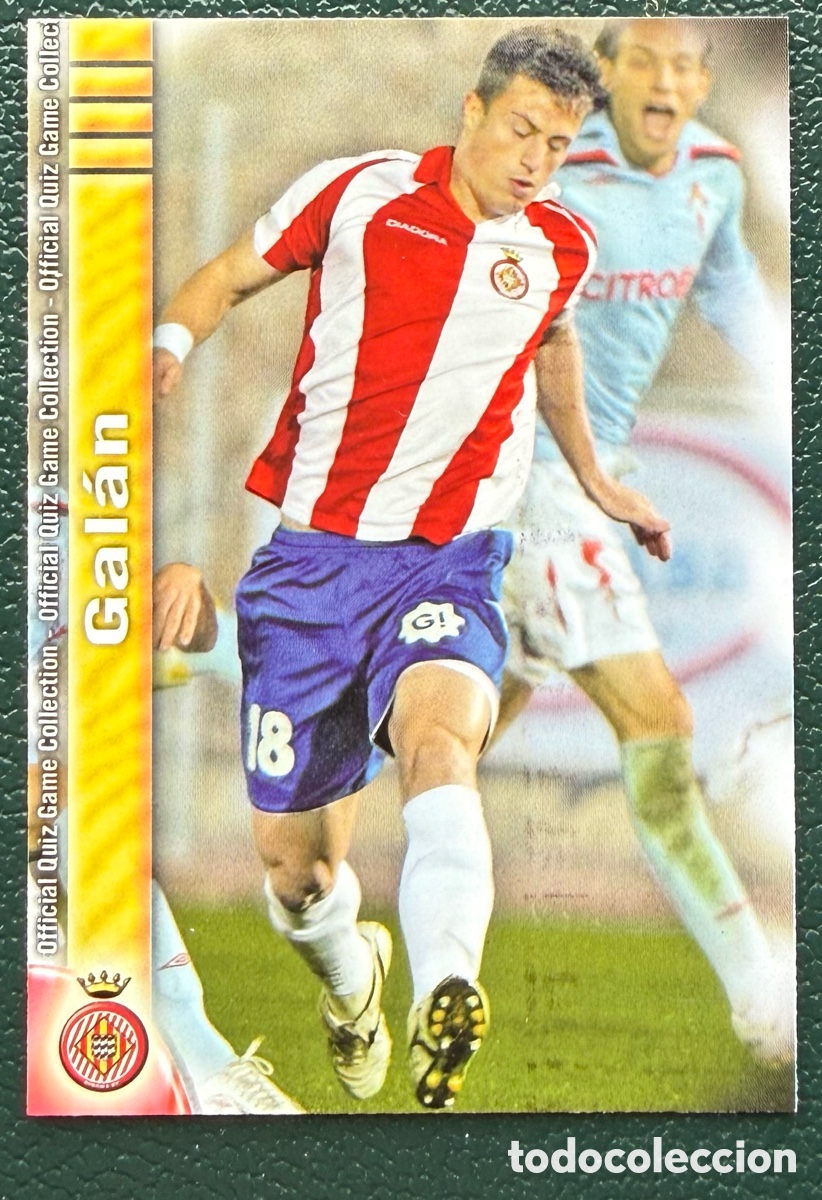 Fu&szlig;ball-Sticker: 1036 GALAN GIRONA FC FICHAS ALBUM MUNDICROMO 2009 2010 09 10