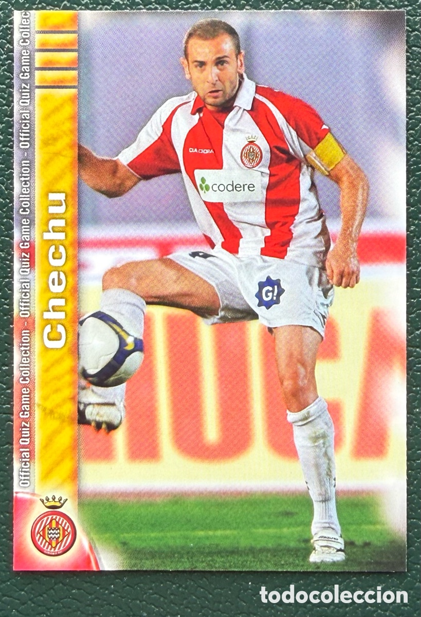 Fu&szlig;ball-Sticker: 1038 CHECHU GIRONA FC FICHAS ALBUM MUNDICROMO 2009 2010 09 10