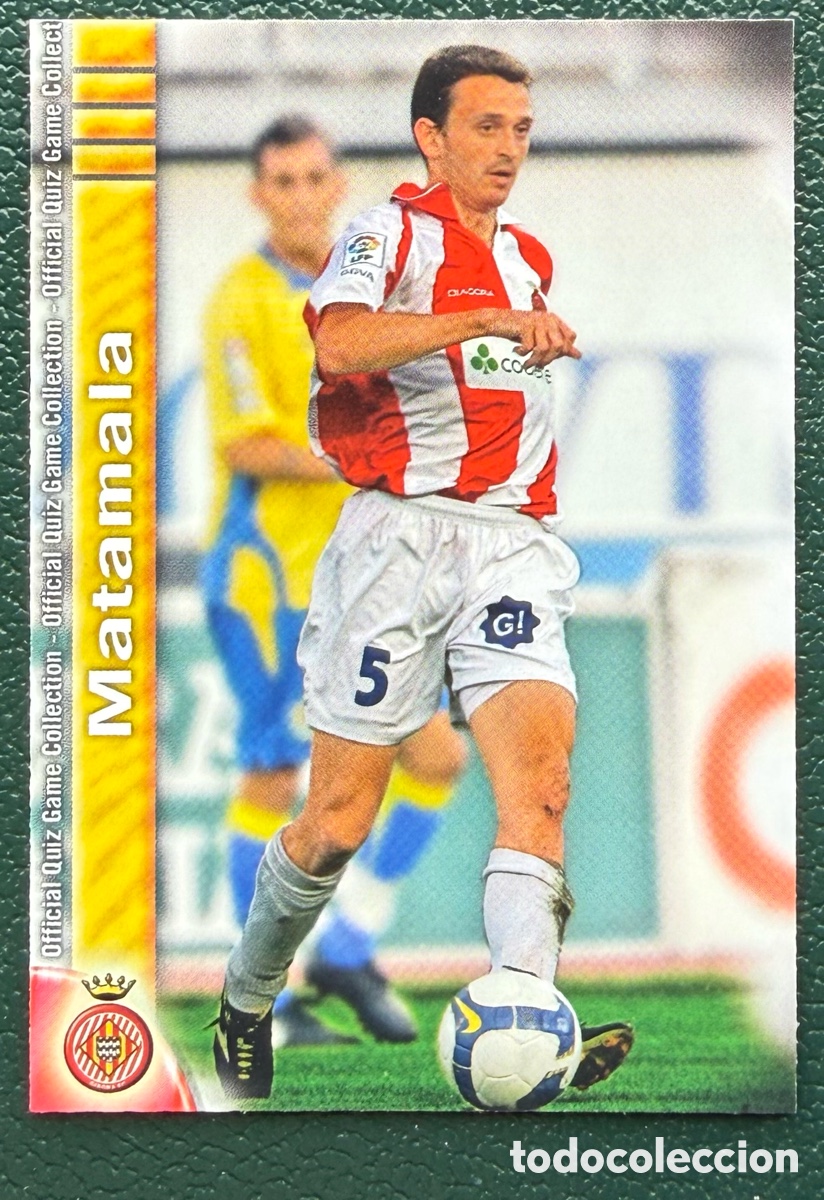 Fu&szlig;ball-Sticker: 1040 MATAMALA GIRONA FC FICHAS ALBUM MUNDICROMO 2009 2010 09 10
