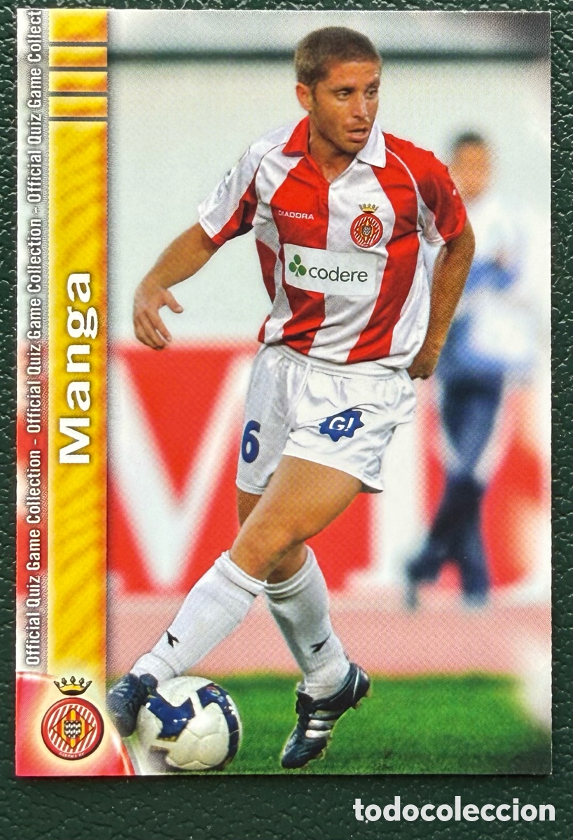 Fu&szlig;ball-Sticker: 1041 MANGA GIRONA FC FICHAS ALBUM MUNDICROMO 2009 2010 09 10