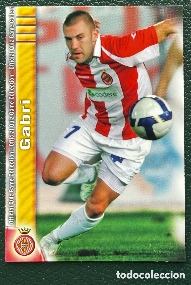 Fu&szlig;ball-Sticker: 1042 GABRI GIRONA FC FICHAS ALBUM MUNDICROMO 2009 2010 09 10