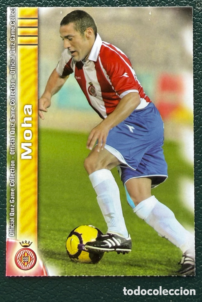 Fu&szlig;ball-Sticker: 1044 MOHA GIRONA FC FICHAS ALBUM MUNDICROMO 2009 2010 09 10