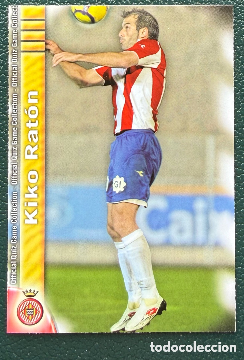 Fu&szlig;ball-Sticker: 1045 KIKO RATON GIRONA FC FICHAS ALBUM MUNDICROMO 2009 2010 09 10