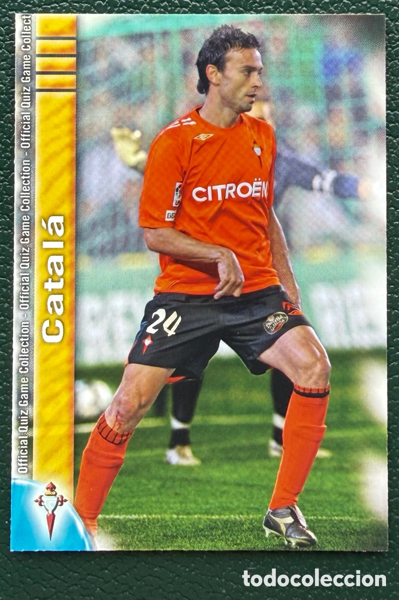 Fu&szlig;ball-Sticker: 1054 CATALA CELTA DE VIGO FICHAS ALBUM MUNDICROMO 2009 2010 09 10