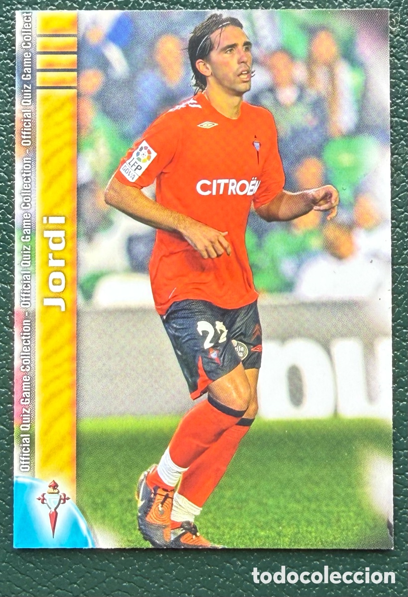Fu&szlig;ball-Sticker: 1055 JORDI CELTA DE VIGO FICHAS ALBUM MUNDICROMO 2009 2010 09 10