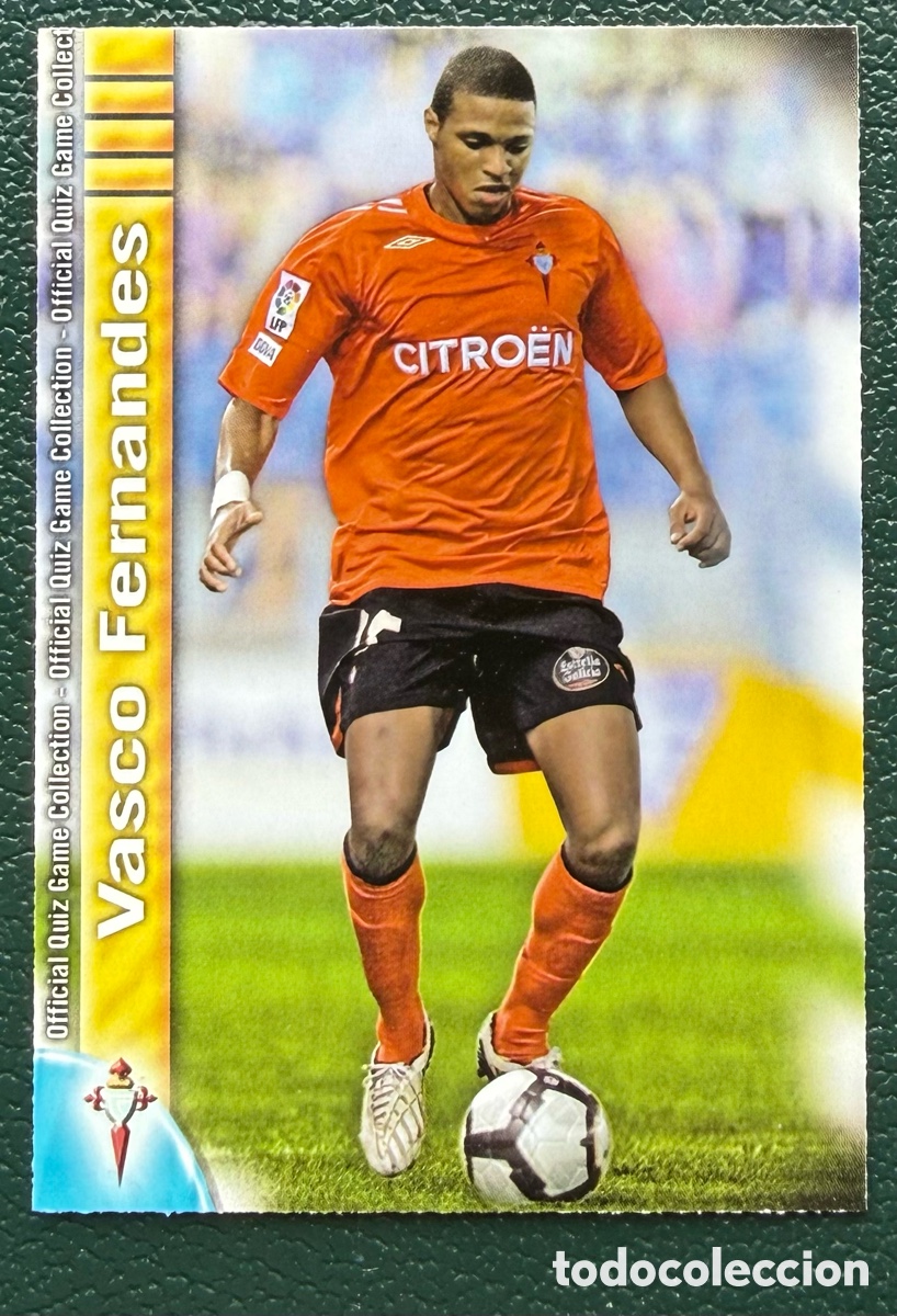 Fu&szlig;ball-Sticker: 1056 VASCO FERNANDES CELTA DE VIGO FICHAS ALBUM MUNDICROMO 2009 2010 09 10