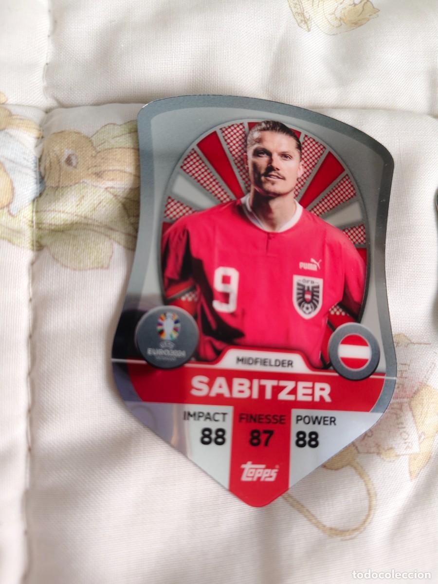 Fu&szlig;ball-Sticker: SC1 SC 1 EURO 2024 TOPPS MARCEL SABITZER AUSTRIA MATCH ATTAX 24 EUROCOPA CHROME PRO ELITE SHIELD
