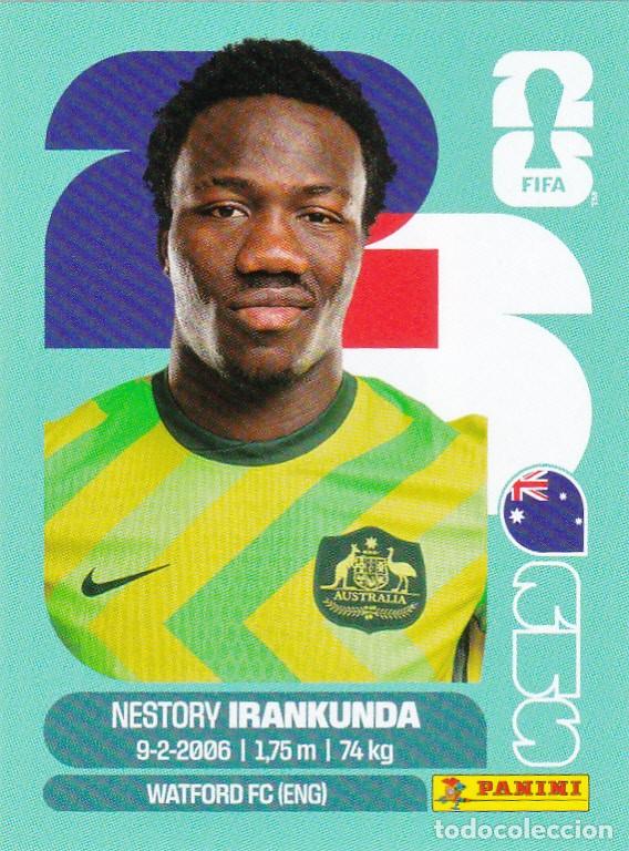 Cromos de F&uacute;tbol: FIFA WORLD CUP 2026 * IRANKUNDA N&ordm; 19 * DE AUSTRALIA - NUEVO DE SOBRE (A-18)