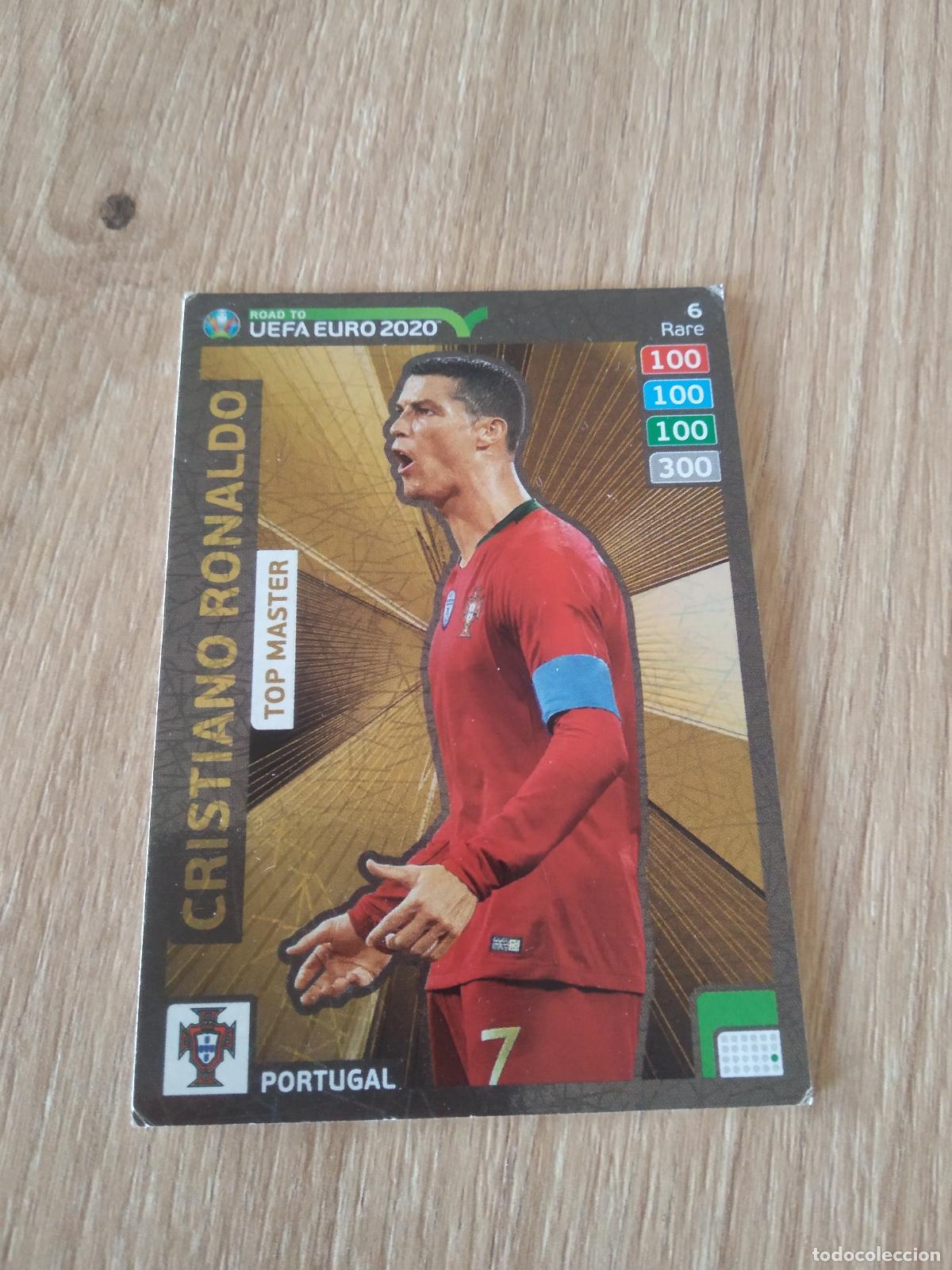 Cromos de F&uacute;tbol: 6 CRISTIANO RONALDO PORTUGAL MASTER CROMO FUTBOL PANINI ADRENALYN ROAD TO EURO 2020 CAMINO EUROCOPA