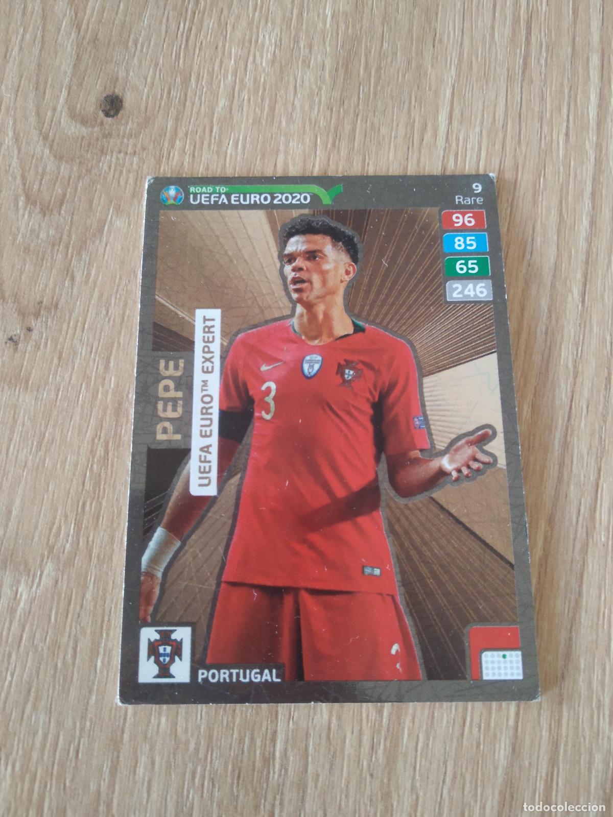 Cromos de F&uacute;tbol: 9 PEPE PORTUGAL TOP MASTER CROMO FUTBOL PANINI ADRENALYN ROAD TO EURO 2020 CAMINO EUROCOPA