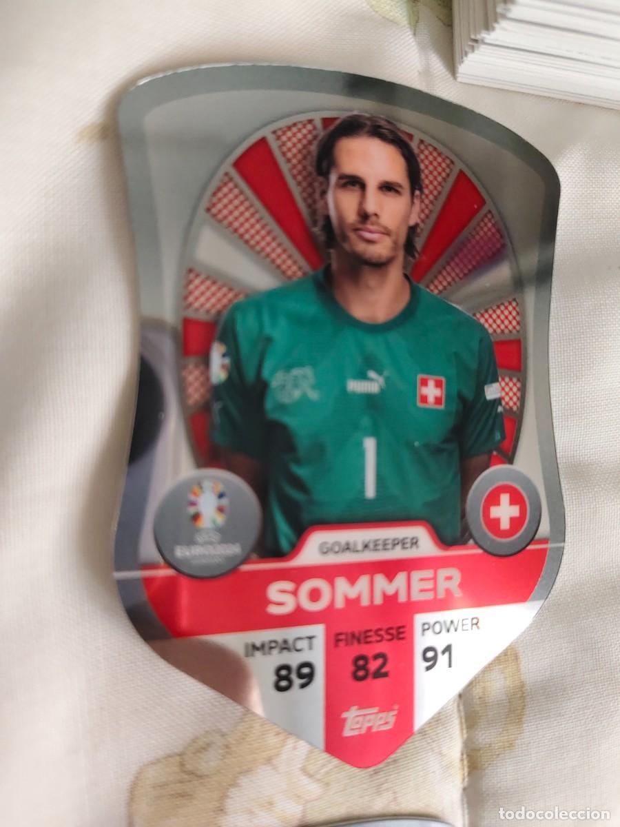 Cromos de F&uacute;tbol: SC9 SC 9 EURO 2024 TOPPS YANN SOMMER SUIZA MATCH ATTAX 24 EUROCOPA CHROME PRO ELITE SHIELD