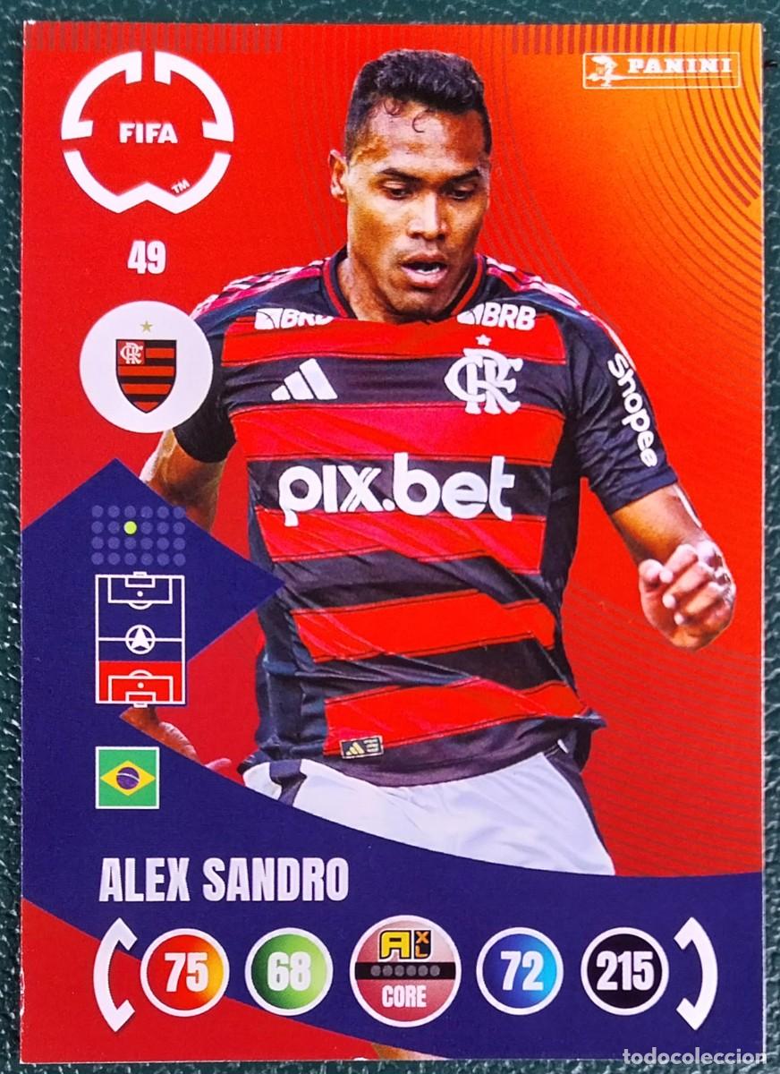 Cromos de F&uacute;tbol: 49 ALEX SANDRO FLAMENGO FICHAS ALBUM ADRENALYN XL FIFA CLUB WORLD CUP 2025