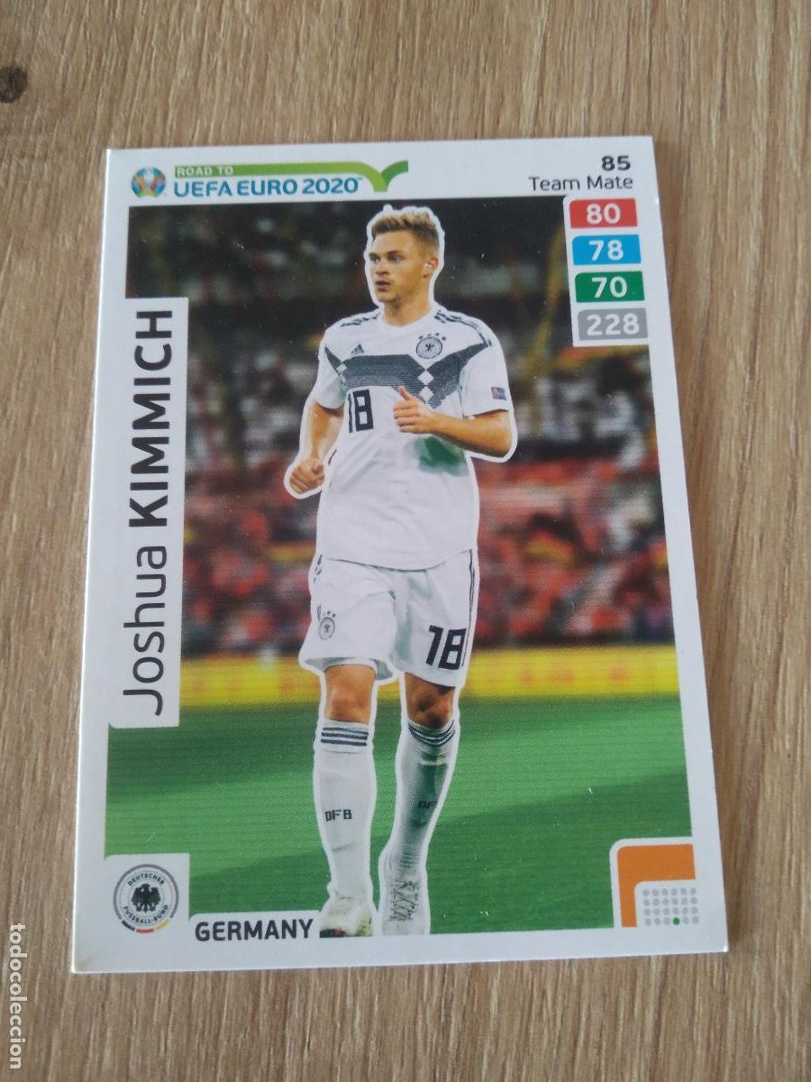 Cromos de F&uacute;tbol: 85 KIMMICH ALEMANIA CROMO FUTBOL PANINI ADRENALYN ROAD TO EURO 2020 CAMINO EUROCOPA