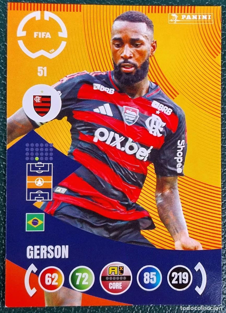 Cromos de Futebol: 51 GERSON FLAMENGO FICHAS ALBUM ADRENALYN XL FIFA CLUB WORLD CUP 2025