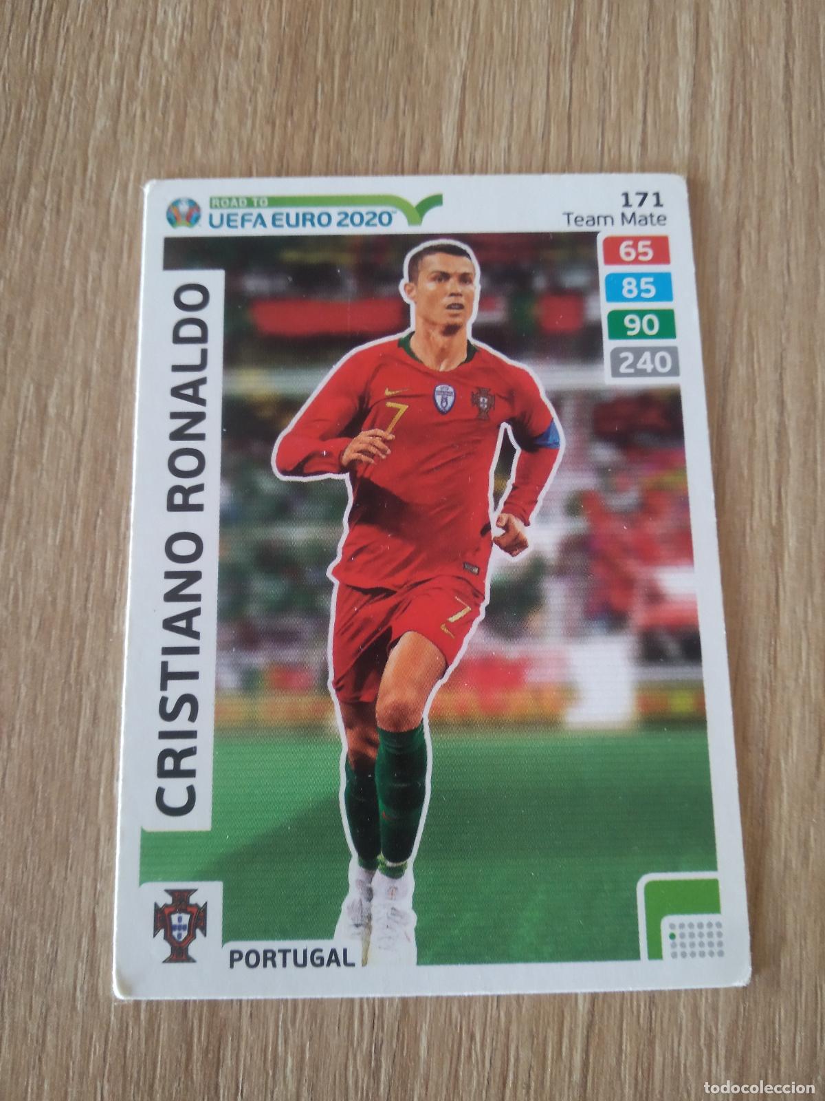 Cromos de f&uacute;tbol: 171 CRISTIANO RONALDO PORTUGAL CROMO FUTBOL PANINI ADRENALYN ROAD TO EURO 2020 CAMINO EUROCOPA