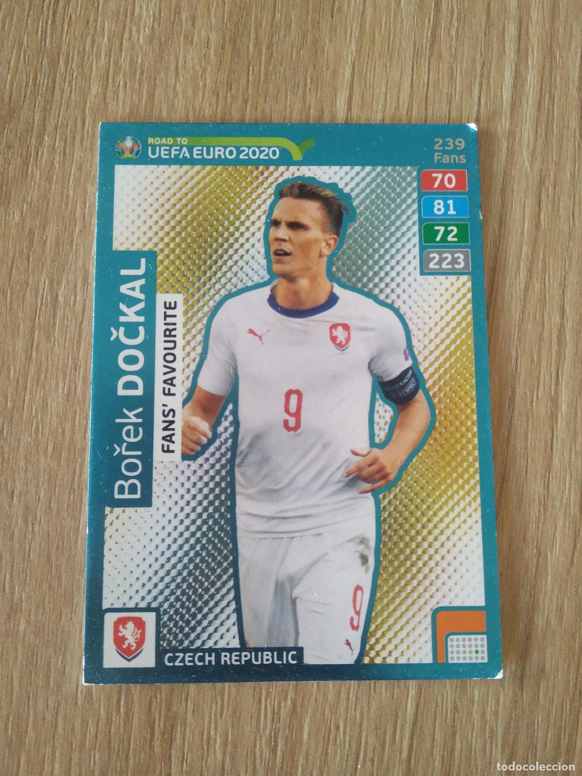 Fu&szlig;ball-Sticker: 239 DOCKAL REPUBLICA CHECA CROMO FUTBOL PANINI ADRENALYN ROAD TO EURO 2020 CAMINO EUROCOPA