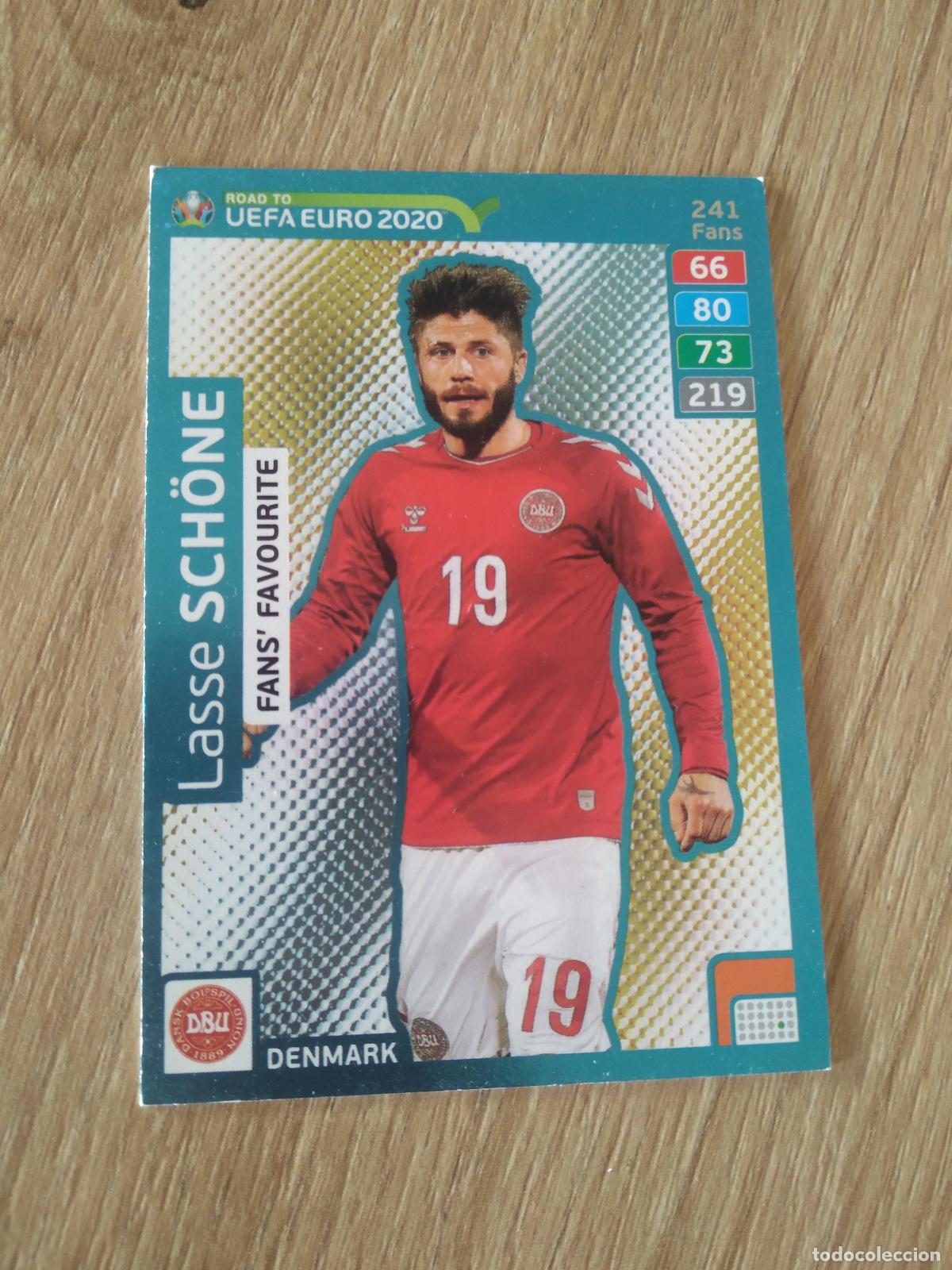 Fu&szlig;ball-Sticker: 241 SCHONE DINAMARCA CROMO FUTBOL PANINI ADRENALYN ROAD TO EURO 2020 CAMINO EUROCOPA