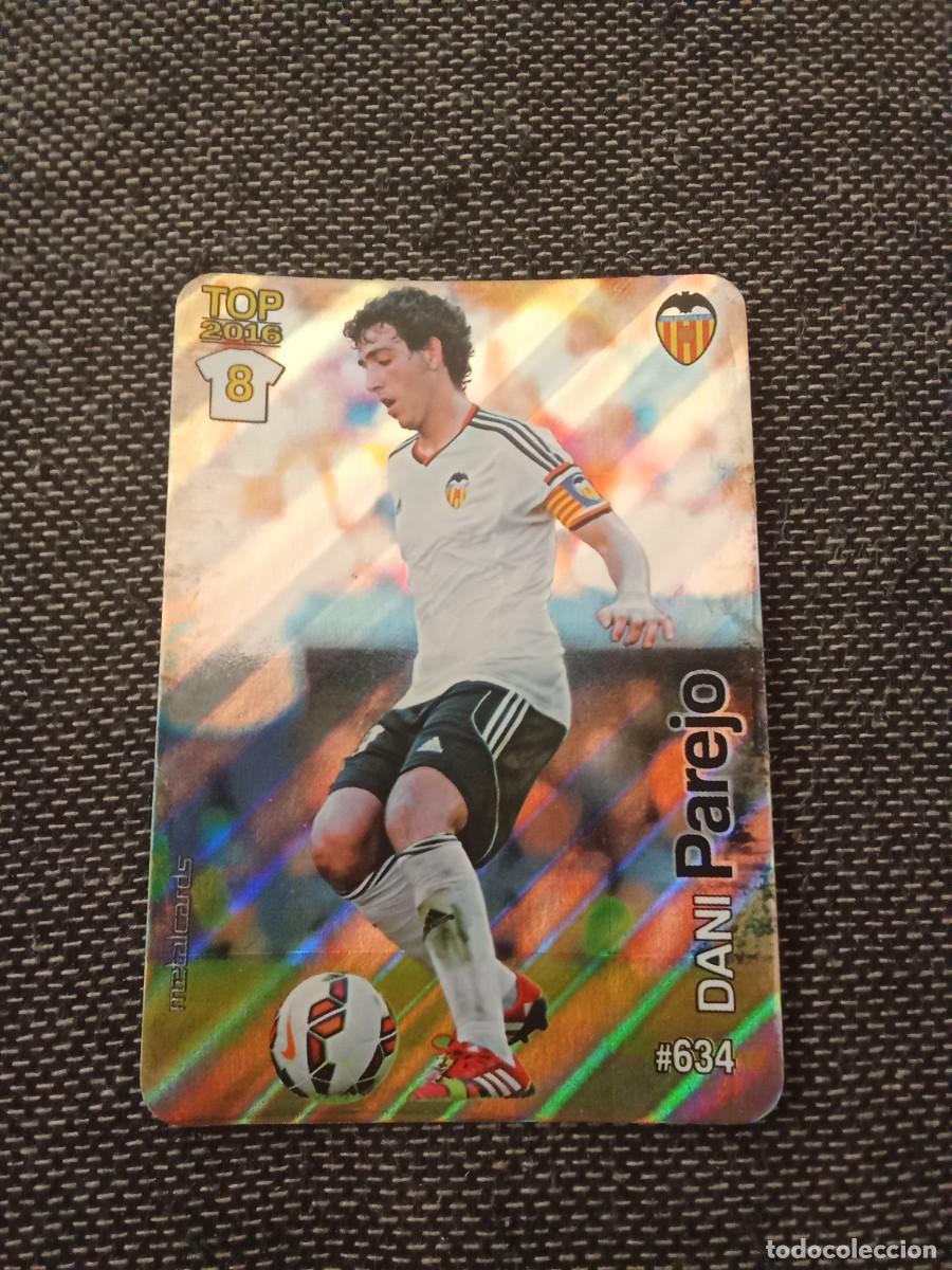Fu&szlig;ball-Sticker: 634 parejo valencia 8 top 2016 rayas diagonales las fichas de la liga 2016
