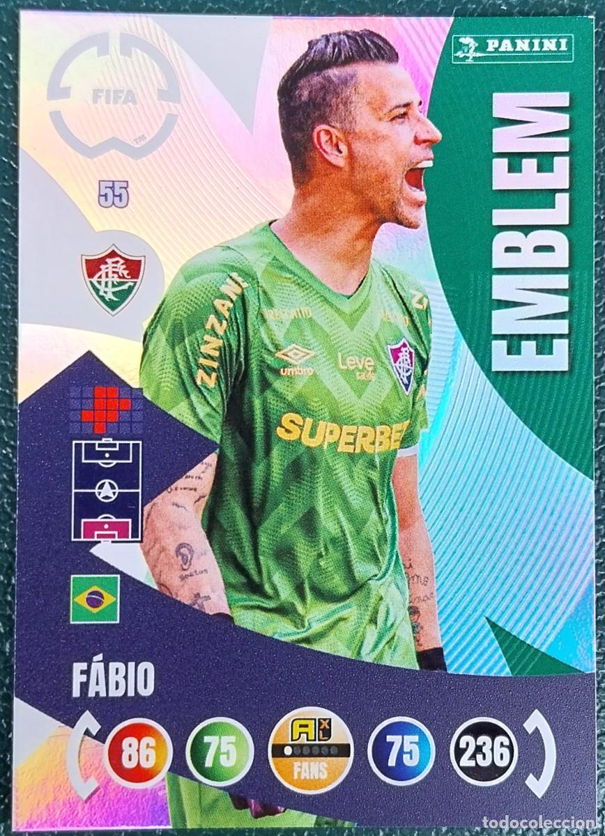 Fu&szlig;ball-Sticker: 55 FABIO FLUMINENSE EMBLEM FICHAS ALBUM ADRENALYN XL FIFA CLUB WORLD CUP 2025