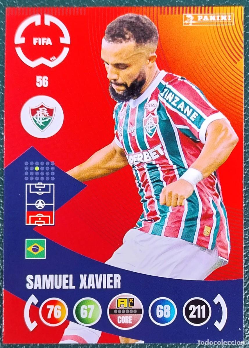 Fu&szlig;ball-Sticker: 56 SAMUEL XAVIER FLUMINENSE FICHAS ALBUM ADRENALYN XL FIFA CLUB WORLD CUP 2025
