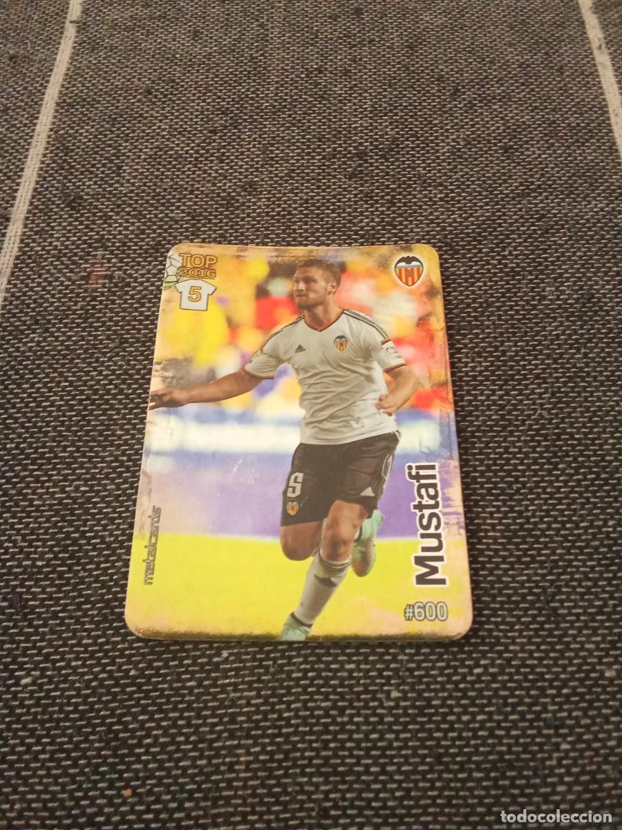 Fu&szlig;ball-Sticker: 600 mustafi valencia brillo liso las fichas de la liga 2016
