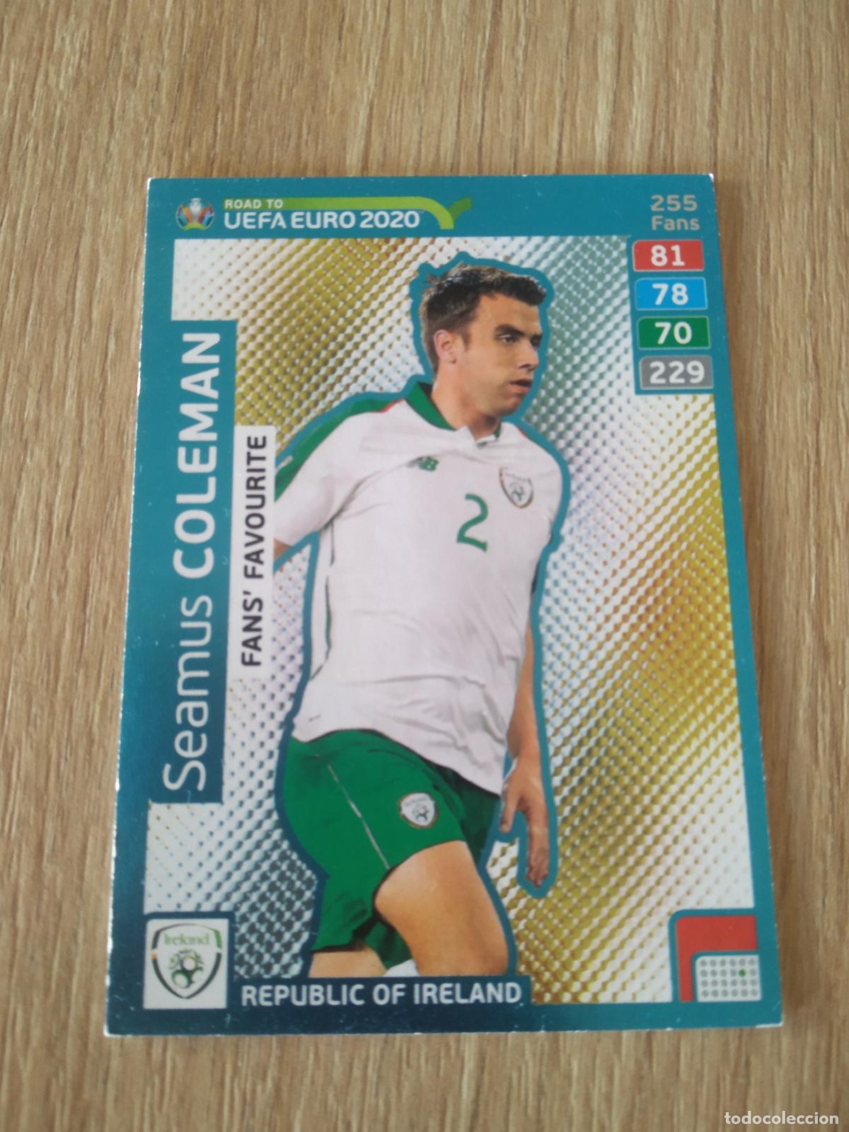 Cartes &agrave; collectionner de Football: 255 COLEMAN IRLANDA CROMO FUTBOL PANINI ADRENALYN ROAD TO EURO 2020 CAMINO EUROCOPA