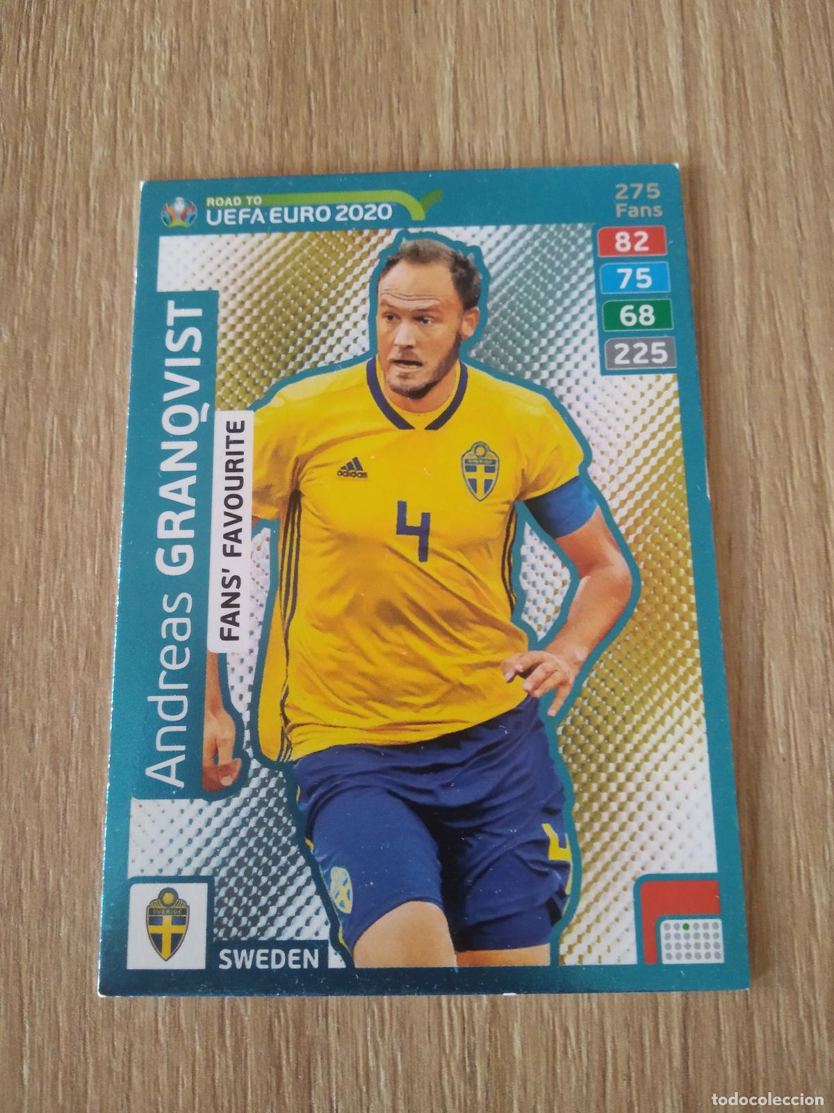 Cartes &agrave; collectionner de Football: 275 GRANQVIST SUECIA CROMO FUTBOL PANINI ADRENALYN ROAD TO EURO 2020 CAMINO EUROCOPA