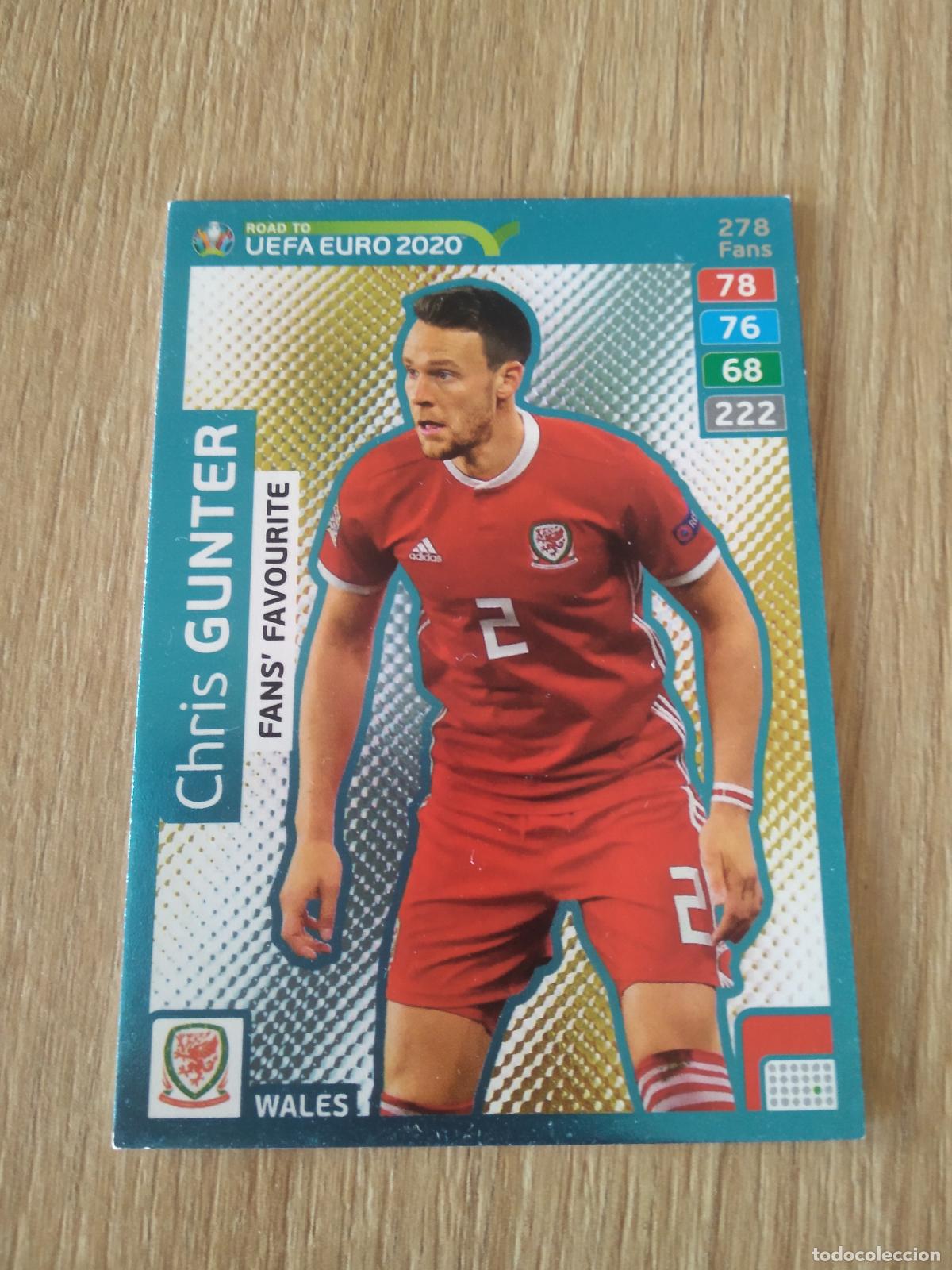 Cartes &agrave; collectionner de Football: 278 GUNTER WALES GALES CROMO FUTBOL PANINI ADRENALYN ROAD TO EURO 2020 CAMINO EUROCOPA