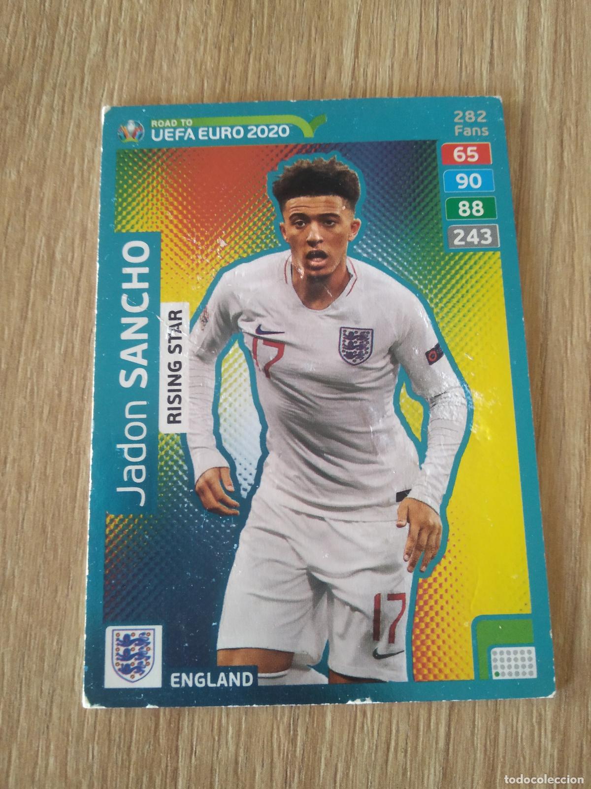 Cartes &agrave; collectionner de Football: 282 JADON SANCHO INGLATERRA CROMO FUTBOL PANINI ADRENALYN ROAD TO EURO 2020 CAMINO EUROCOPA